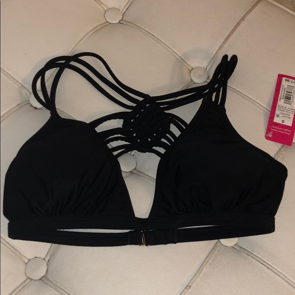 NWT strappy bikini top